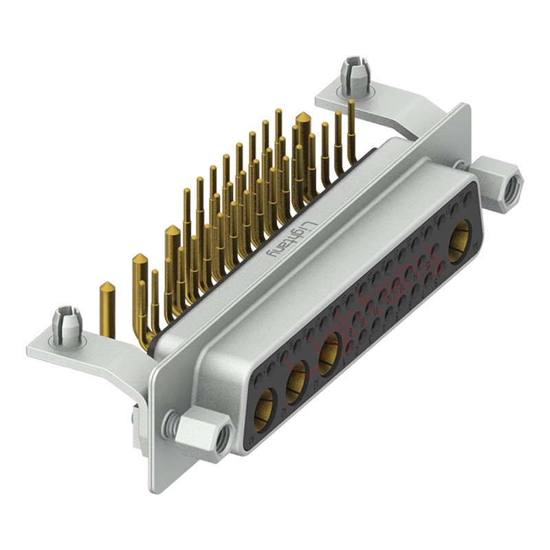 36W4母PCB彎插板/鉚支架12.2/大電流10A