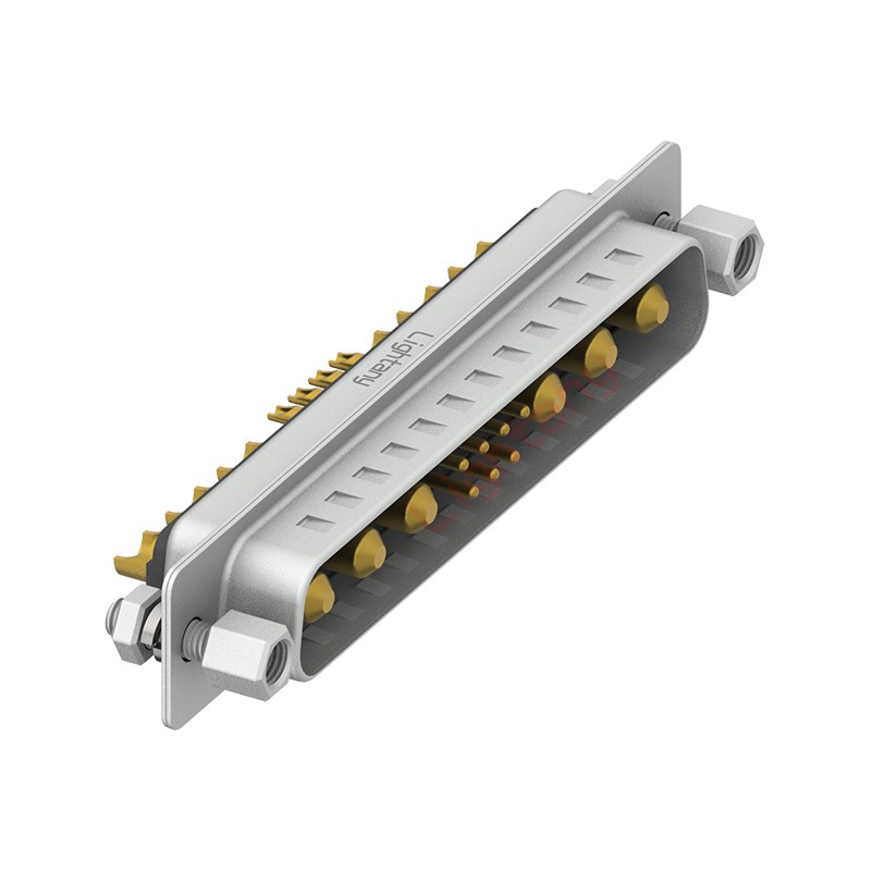 13W6A公短體焊線/配螺絲螺母/大電流30A