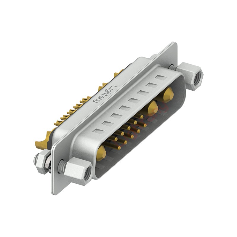 13W3公短體焊線/配螺絲螺母/大電流40A