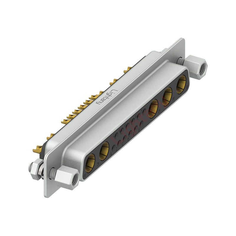 17W5母短體焊線/配螺絲螺母/大電流10A