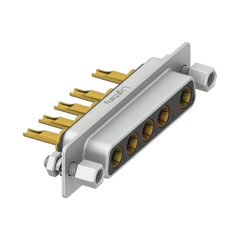 5W5母長體焊線/配螺絲螺母/大電流10A