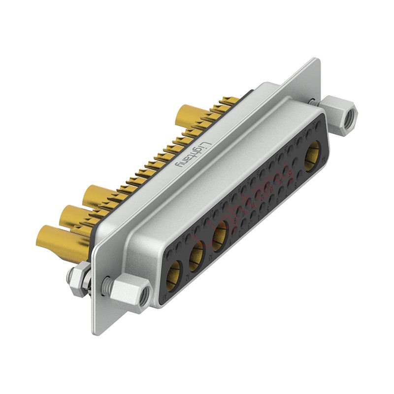 36W4母長體焊線/配螺絲螺母/大電流30A