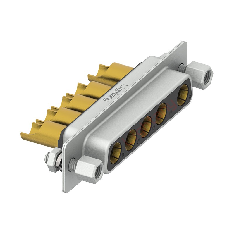 5W5母長體焊線/配螺絲螺母/大電流40A