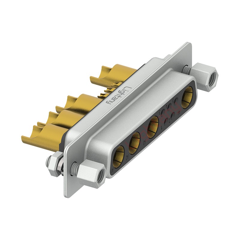 9W4母長體焊線/配螺絲螺母/大電流40A