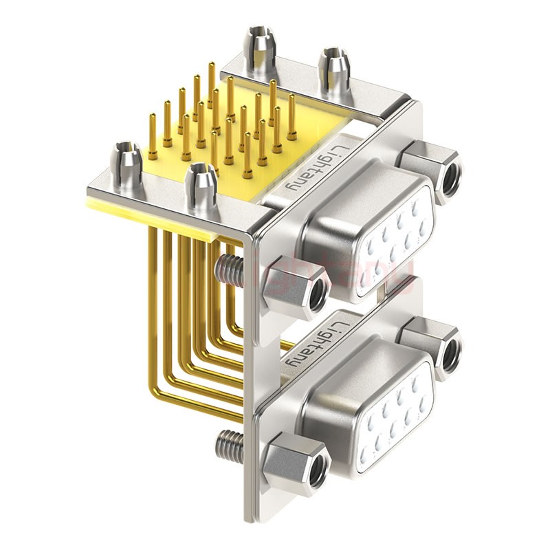 DR9 母對(duì)母 間距19.05車(chē)針雙胞胎 D-SUB連接器