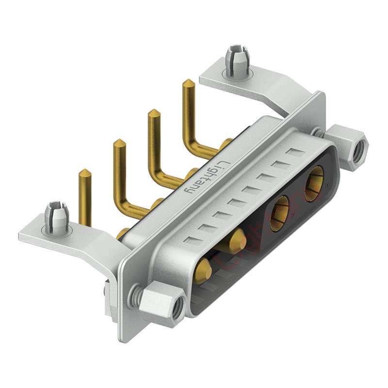 4V4公PCB彎插板/鉚支架10.8/大電流10A