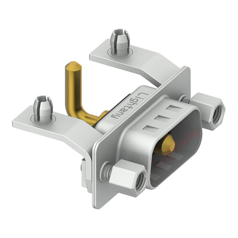 1W1公PCB彎插板/鉚支架10.8/大電流20A