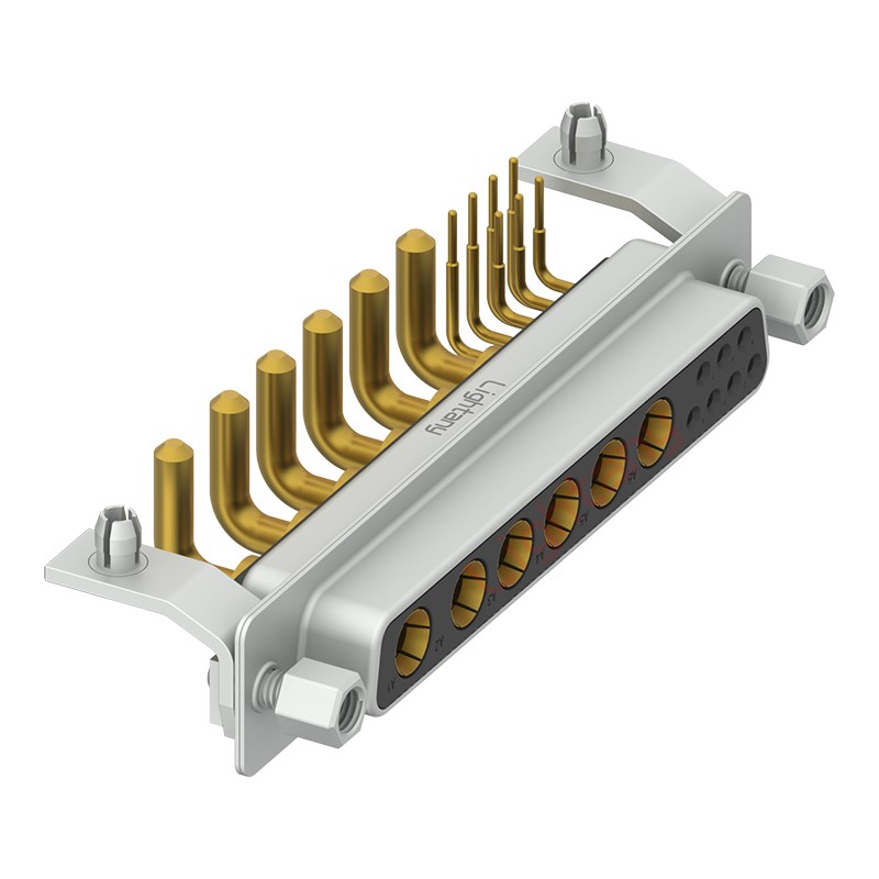 13W6B母PCB彎插板/鉚支架10.8/大電流20A