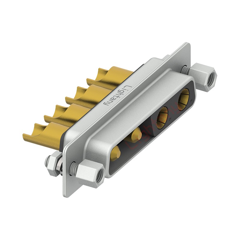 4V4母長體焊線/配螺絲螺母/大電流40A
