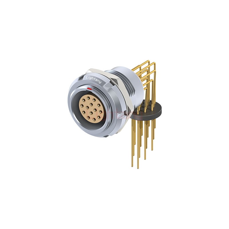 ECG.3B.014.CLV雙螺母插座 PCB彎插板