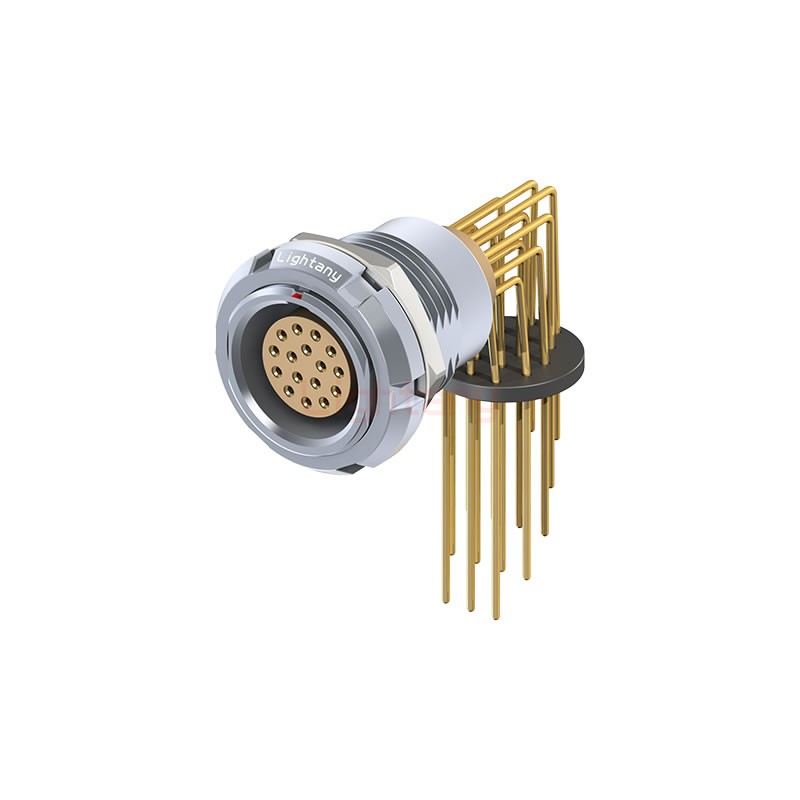 ECG.2B.016.CLV雙螺母插座 彎插板