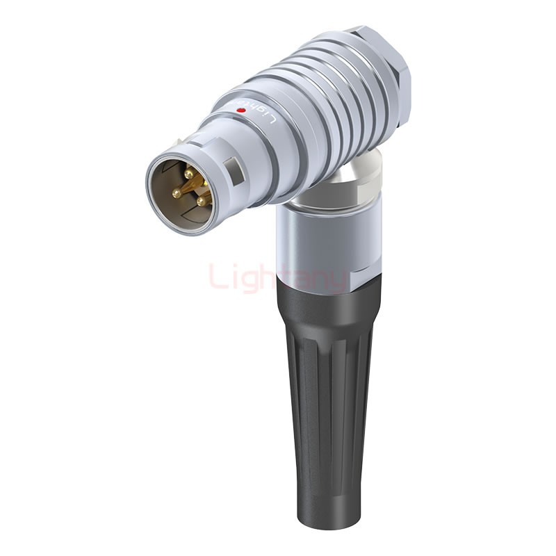 FHG.2B.003.CLAD72Z推拉自鎖帶護套彎式插頭