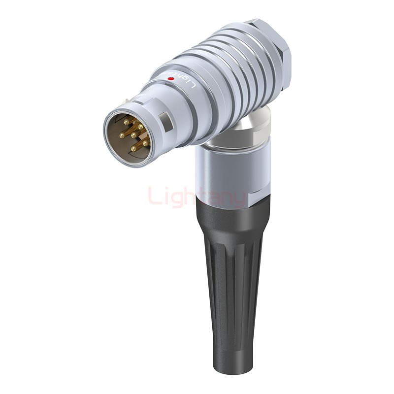 FHG.2B.006.CLAD62Z推拉自鎖帶護(hù)套彎式插頭