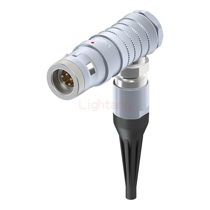 FHG.0K.005.CLAC15Z推拉自鎖帶護(hù)套彎式插頭