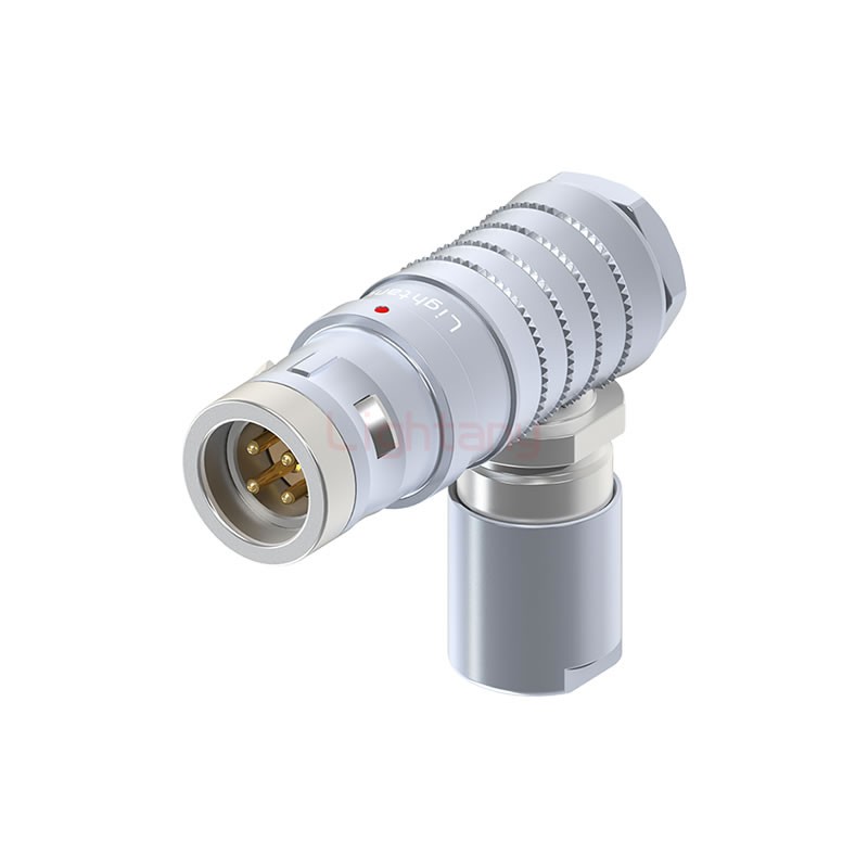 FHG.2K.004.CLAC75推拉自鎖彎式插頭