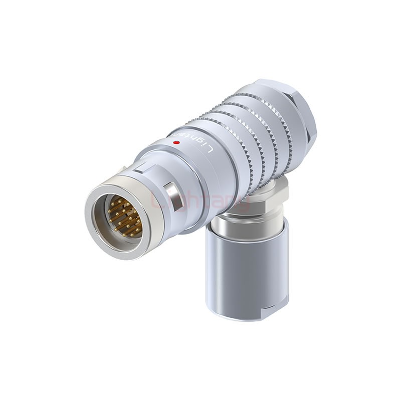 FHG.2K.016.CLAC15推拉自鎖彎式插頭