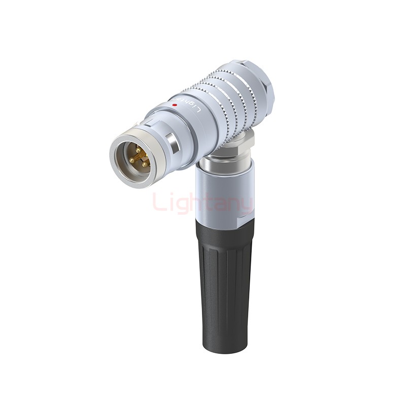 FHG.2K.003.CLAK11Z推拉自鎖帶護(hù)套彎式插頭