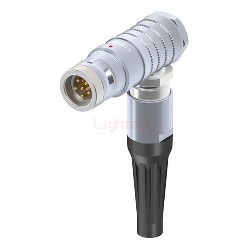 FHG.2K.006.CLAC75Z推拉自鎖帶護套彎式插頭