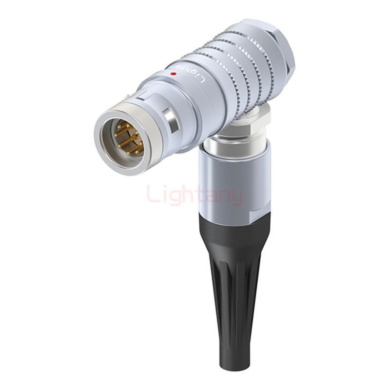 FHG.2K.008.CLAC50Z推拉自鎖帶護套彎式插頭