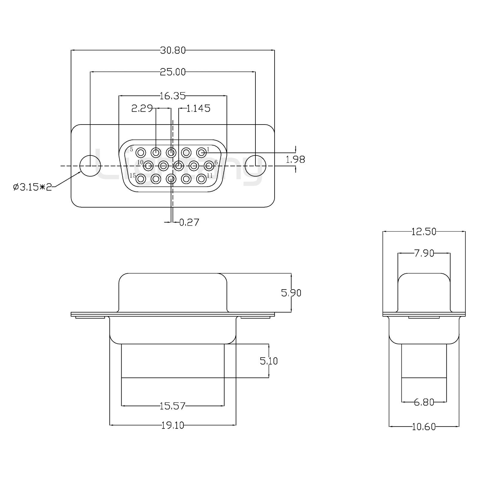 HDB26母冷壓車(chē)針