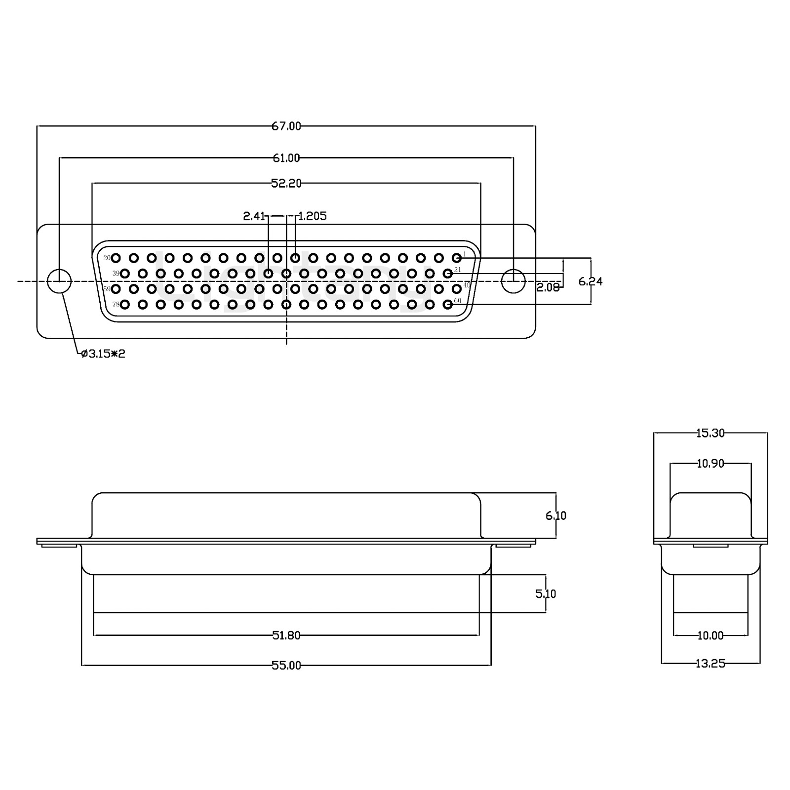 HDB78母冷壓車(chē)針