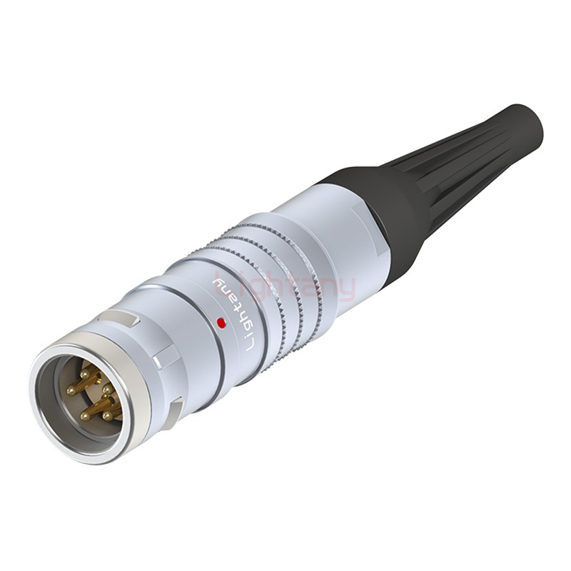 FGG.3K.005.CLAC55Z推拉自鎖帶護套直式插頭